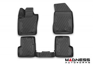 Jeep Renegade All Weather Floor Mats - Front & Rear - Rubber - Black 2015-2023